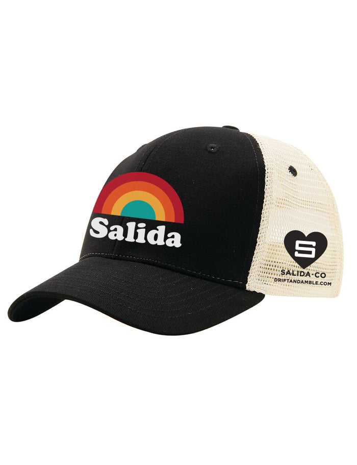 Salida Rainbow Embroidered Hat - Black