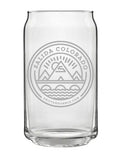 Salida "S" Mountain Beer Can Glass