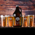 Seashell Custom Beer, Growler Pint Glass Gift Set