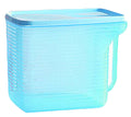 Set of 2 Practical Kitchen Storage Bins Cereals/Snacks Storage Canisters, Blue