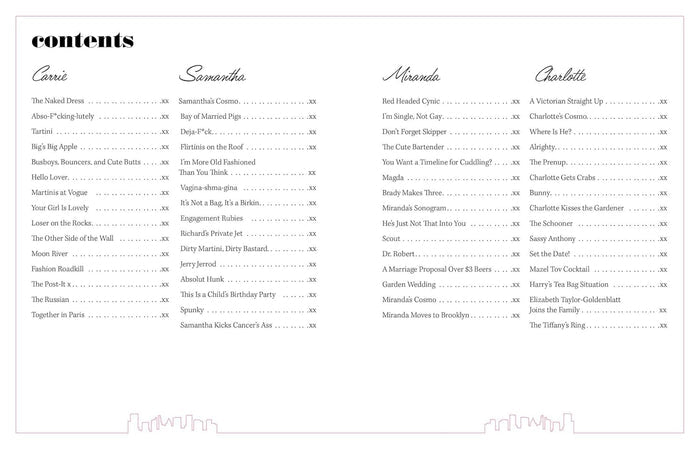 Sex and the City Cocktails - Findlay Rowe Designs