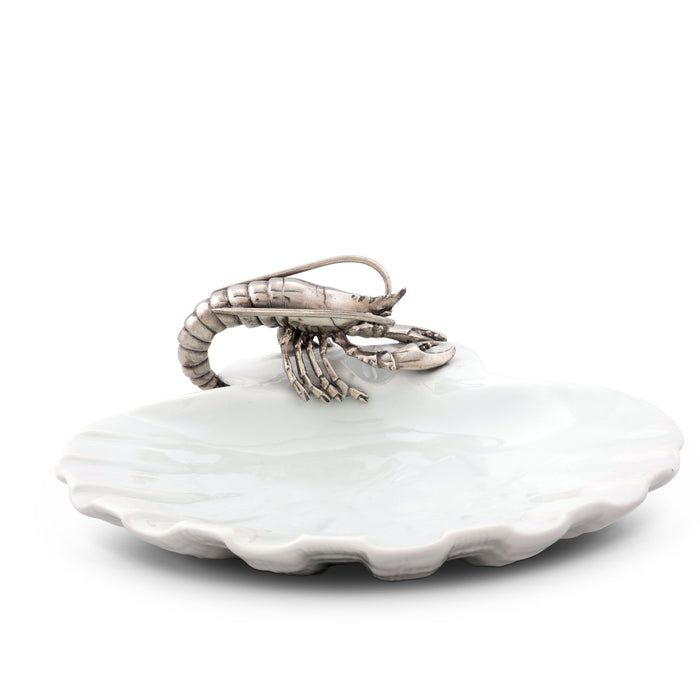 Vagabond House Shrimp Porcelain Shell Plate Product Image