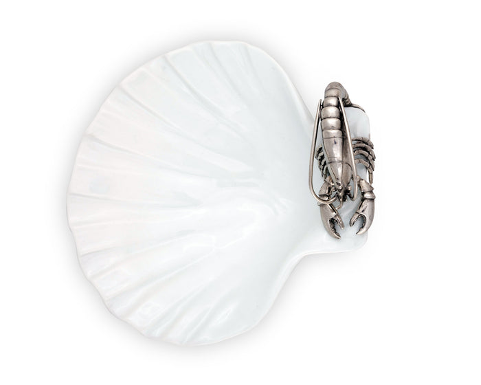 Shrimp Porcelain Shell Plate