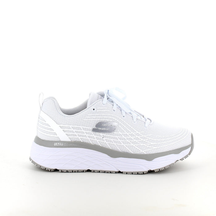 Vit Skechers Work-sko med Max Cushioning-sulor