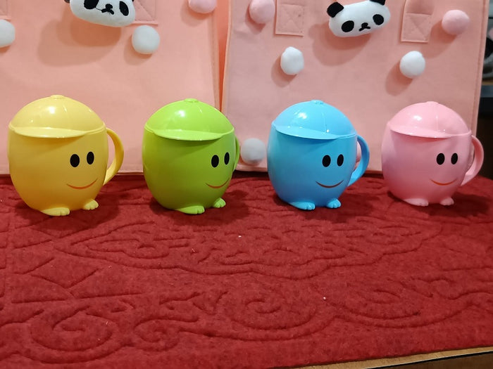 Smiling Face Design Kids Cup - 1 Pc