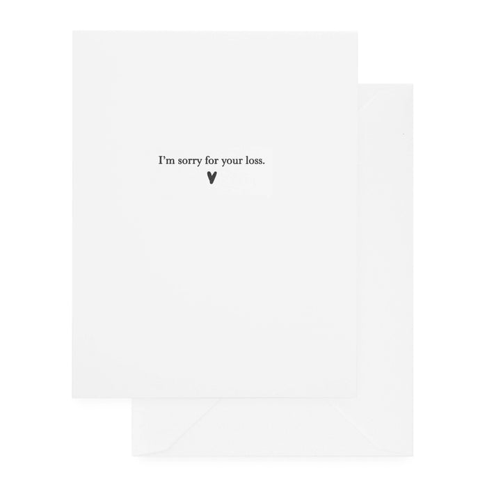 Sorry For Your Loss Card