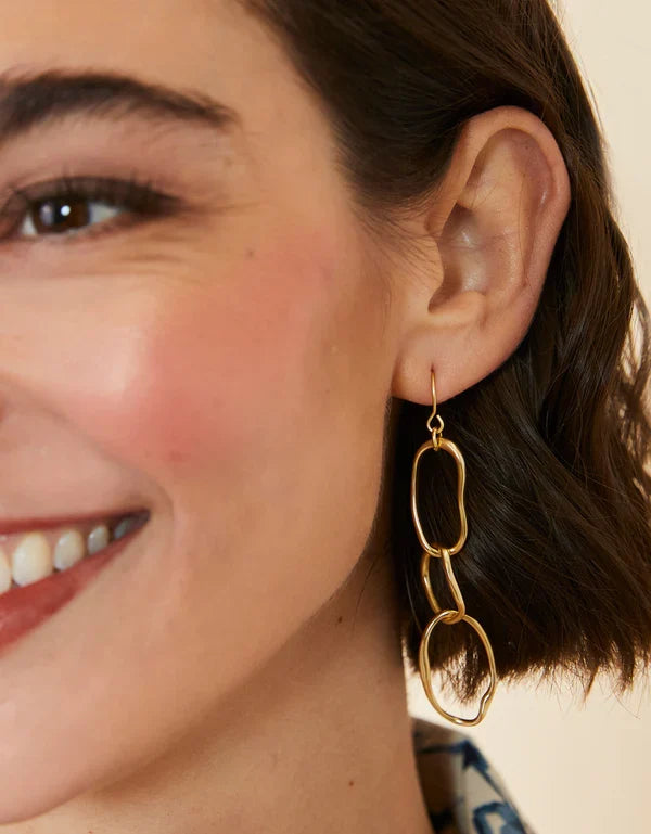 Spartina - Earrings - River Club - Gold - Findlay Rowe Designs