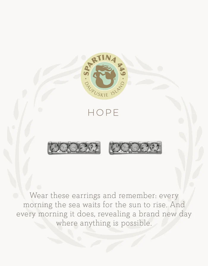 Spartina - Earrings - Sea La Vie Stud - Hope/Horizon - Silver - Findlay Rowe Designs