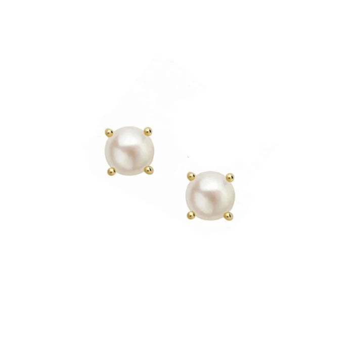 Spartina - Earrings - Shine Bright Mini Pearl Stud Earrings - Gold - Findlay Rowe Designs