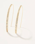 Spartina - Earrings - Sparkle Arc Hoop Crystal - Large - Findlay Rowe Designs