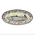 Spode- Woodland Fish Platter 18.5 Inch, King Salmon
