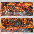 Stabilized box elder burl wood block