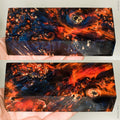 Stabilized box elder burl wood block