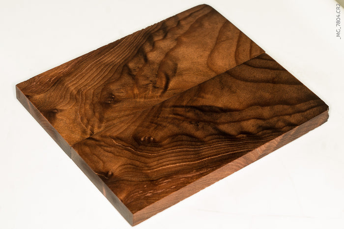 Stabilized wood redwood lace burl scales