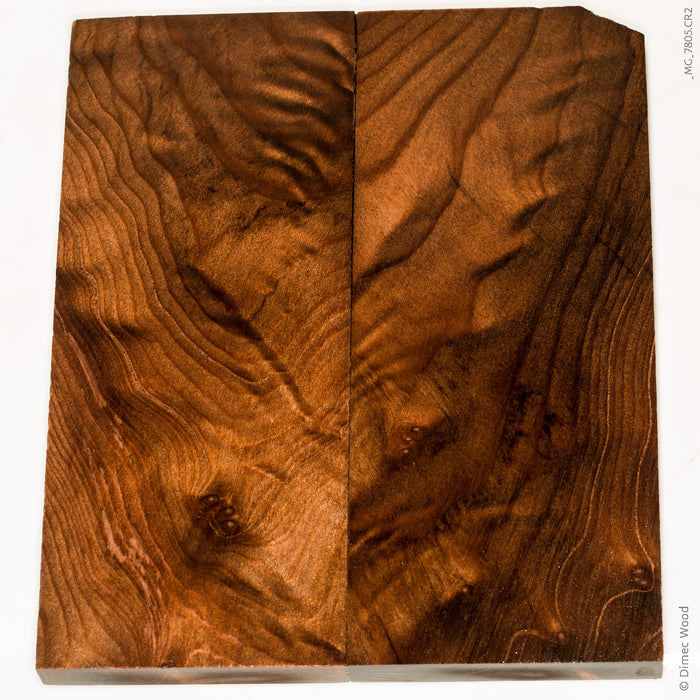 Stabilized wood redwood lace burl scales
