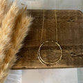 Statement Contiguous Circle Necklace