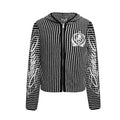 Grey & Black Stripe / M