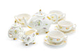 Summer Garden Elephant Fine Porcelain Tea Set