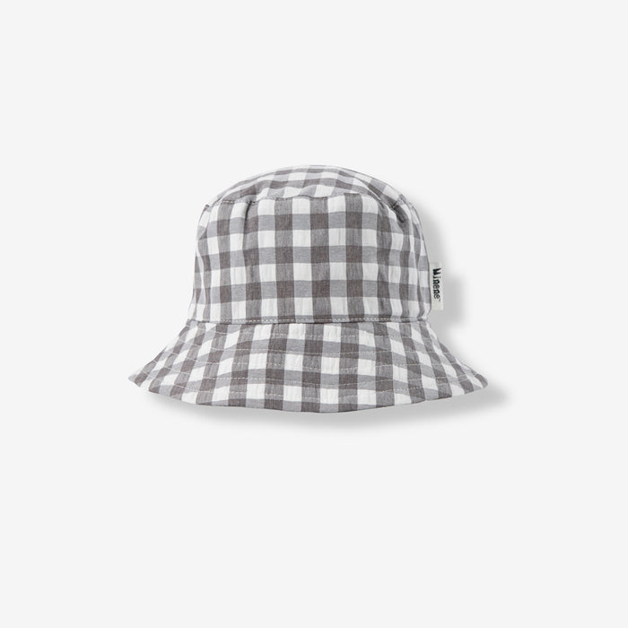 SUMMER HAT SH1, White & Grey