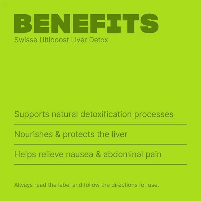 SWISSE Ultiboost Liver Detox 120 Tablets - myernk