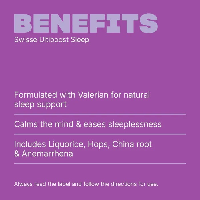 SWISSE Ultiboost Sleep 100 Tablets - myernk