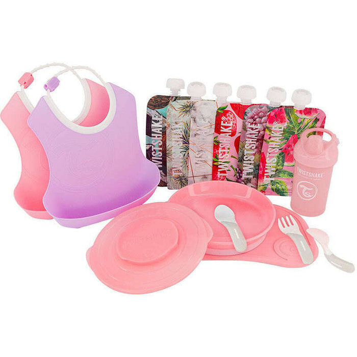 The German Outlet, Twistshake, Tableware Bundle for Girls
