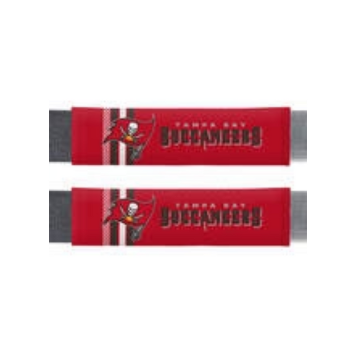 Tampa Bay Buccaneers Rally Design Seat Belt Pads 2 Pack