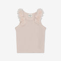 Tank Top With 3D Tulle Flowers H - H21
