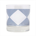 The Modern Home Bar Hypnotic White Diamond Rocks Glass