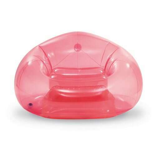 Transparent/Pink Beanless Bag Chair Kids Inflatables Transparent/Pink Beanless Bag Chair Transparent/Pink Beanless Bag Chair Intex