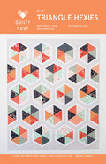 Triangle Hexies Quilt Pattern - Quilty Love