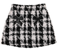 Tween Mia New York-Tweed Bow Skirt