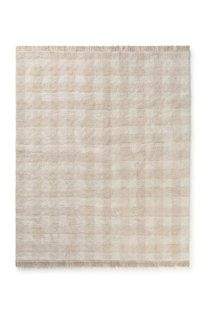 Vichy Ivory Washable Area Rug - Rugs by Roo