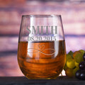 Wedding Favor, Stemless Wine Glass Gift