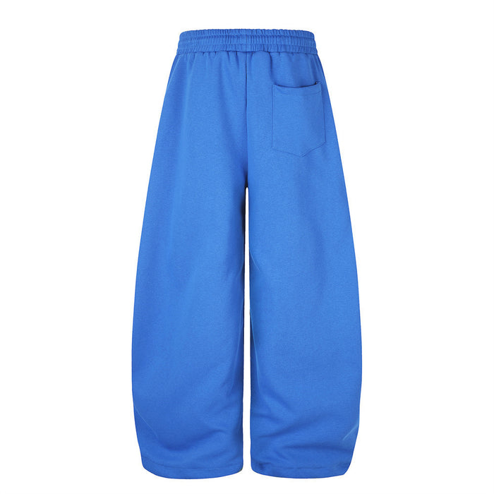 Wide-Leg Rhinestone Letter Sweatpants – Oversized Streetwear Jogger Pants for