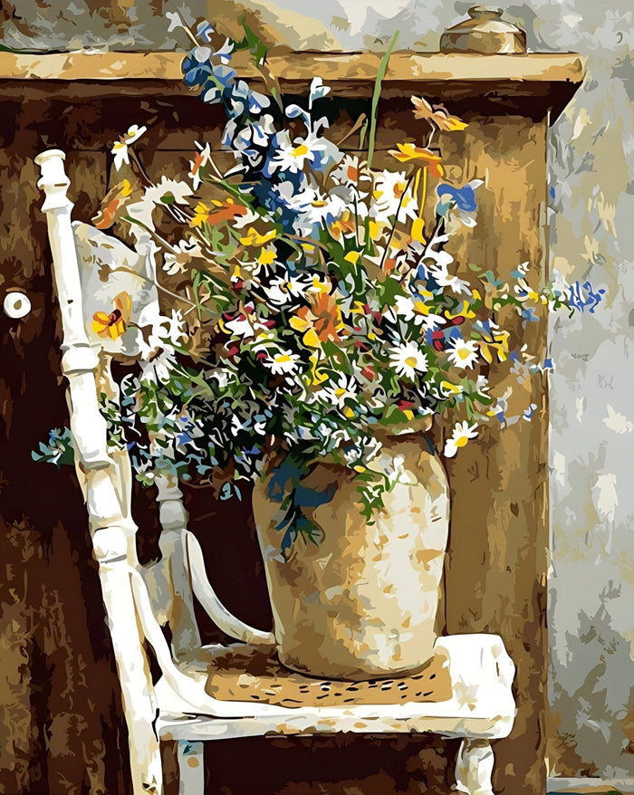 Wild Flowers Paint By Numbers Kit
