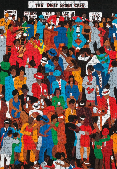Winfred Rembert: The Dirty Spoon Cafe 1000 Piece Jigsaw Puzzle - Quick Ship - Puzzlicious.com