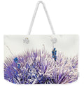 Winter Yucca in Blue Weekender Tote bag