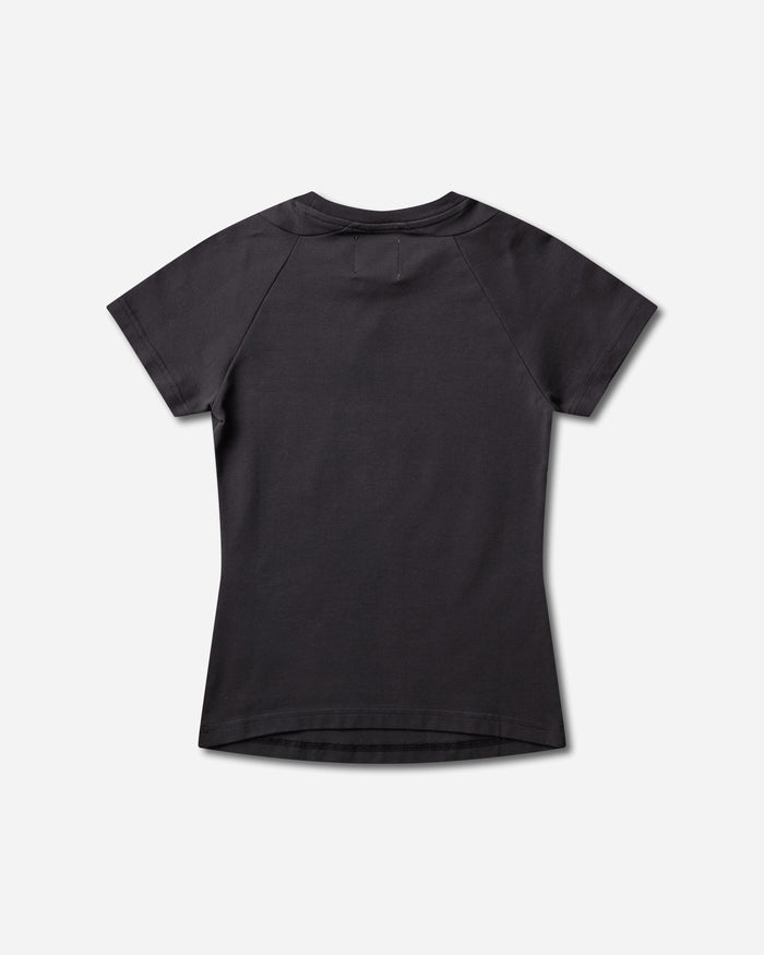 ROA Logo Baby Tee Washed Black T-Shirts Top YBWW087JY31 BLK0020