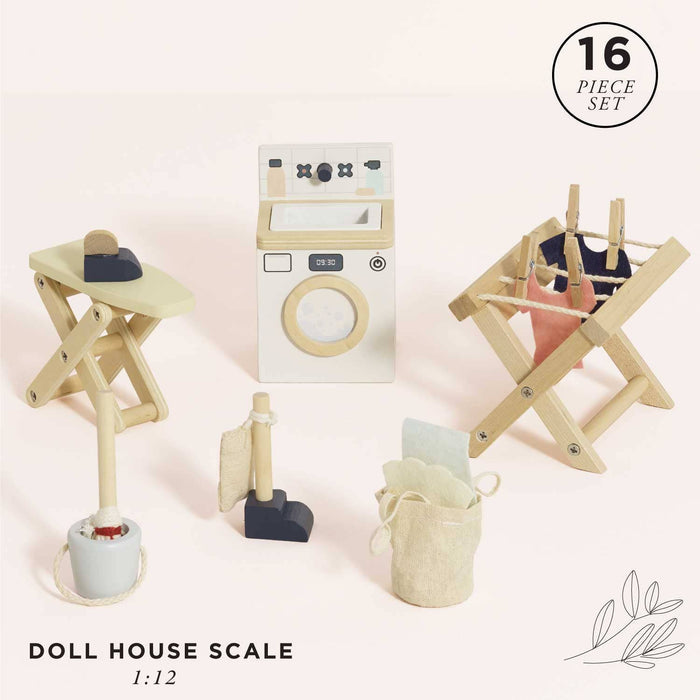 Wooden Dolls House Laundry Room