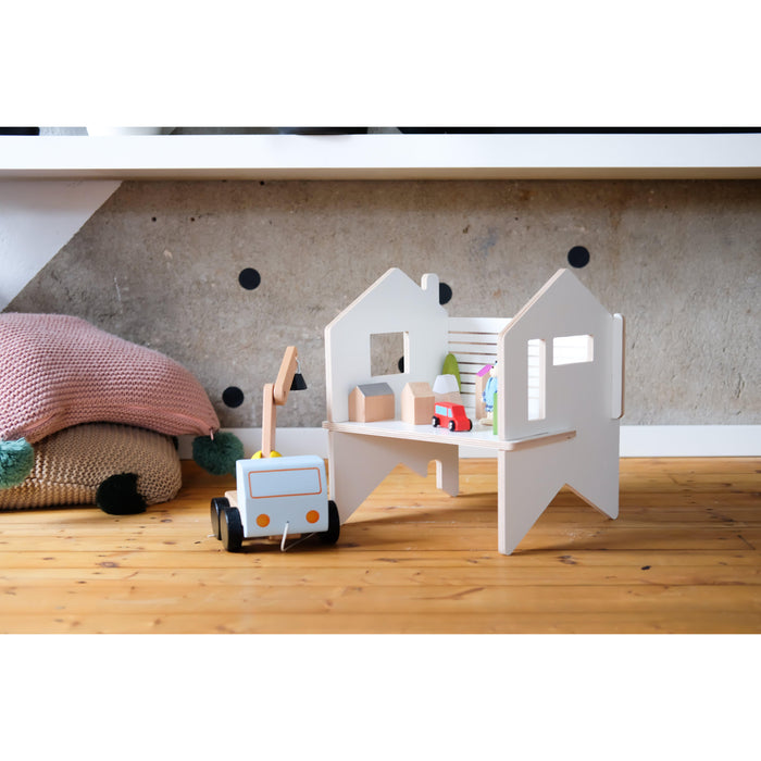 Rugs by Roo | Lakaluk Wooden Kids' Chair Dollhouse Shelf-1119