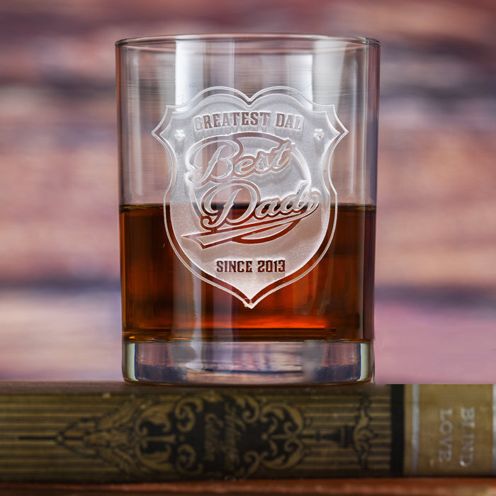 World's Best Dad, Whiskey Scotch Glass