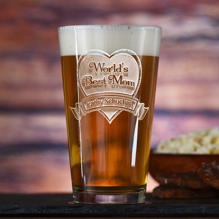 World's Best Mom, Pint Glass
