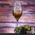 Your Logo, Engraved Crystal Wine Glasses