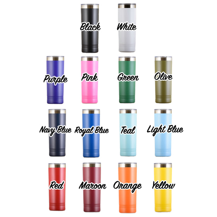 Your Own Logo, Skinny Travel Tumbler