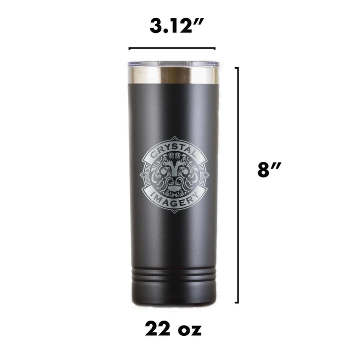 Your Own Logo, Skinny Travel Tumbler