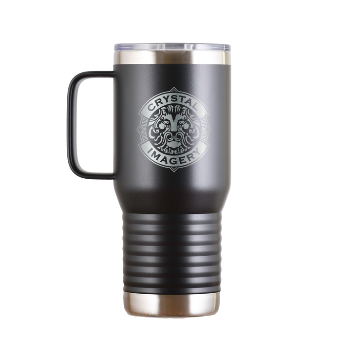 Your Own Logo, Travel Tumbler With Handle
