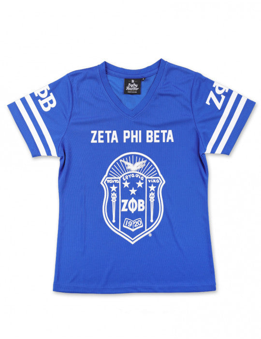 Zeta Phi Beta Football Jersey Tee